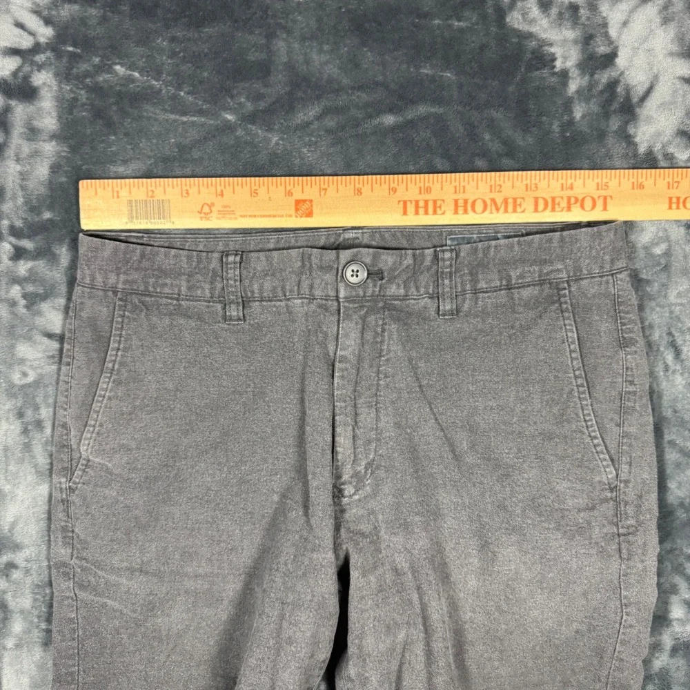 Bonobos Athletic Fit Chinos Pants Men 31x32 (Fits 31x30) Grey Tessuti di Sondrio